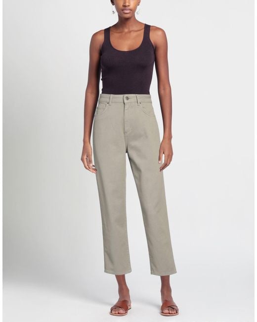 CIGALA'S Gray Pants Lyocell, Cotton, Elastane
