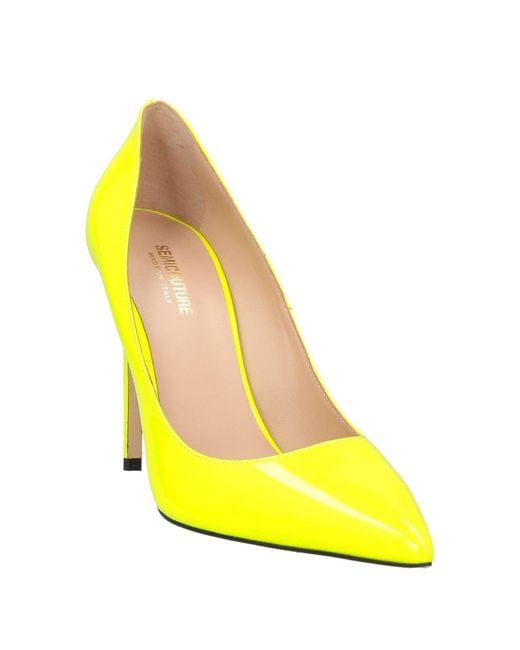 Semicouture Yellow Pumps
