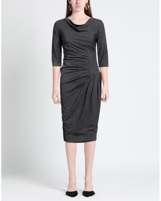 Vestido midi La Petite Robe Di Chiara Boni de color Black