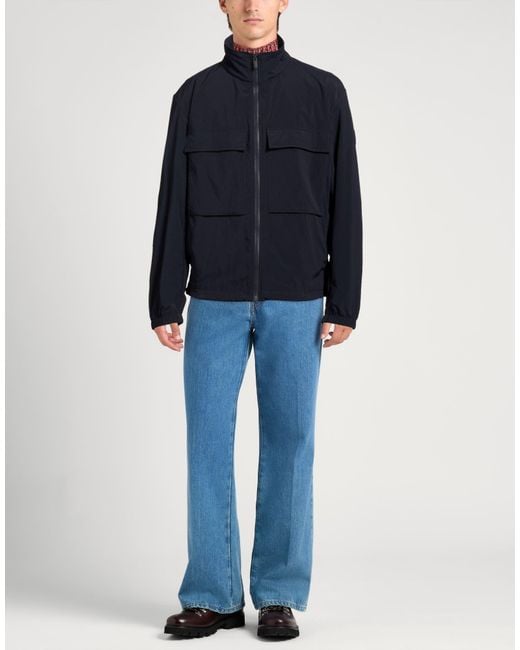 Boss Blue Jacket Polyester for men