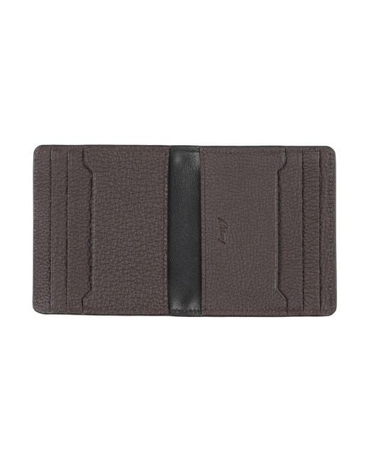 Brioni Gray Cardholder for men
