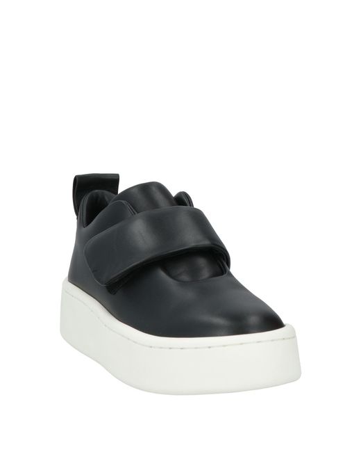 Jil Sander Black Sneakers Leather