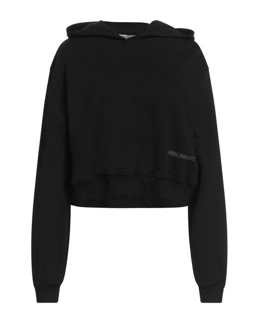 hinnominate Black Sweatshirt Cotton, Elastane