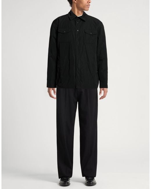 Aspesi Black Jacket Polyester for men