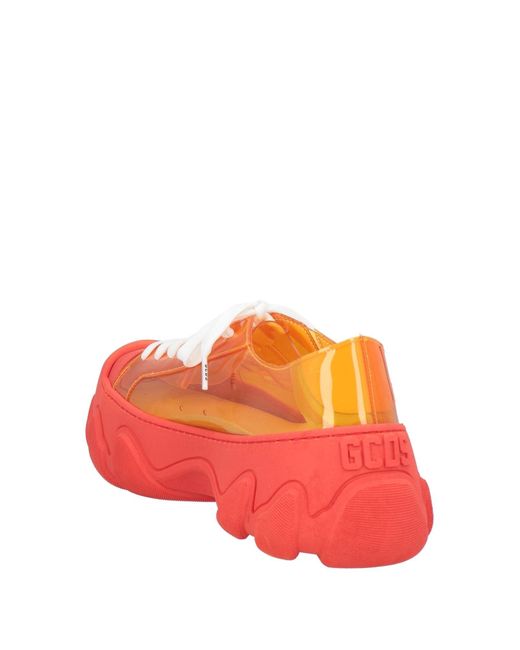 Gcds Orange Sneakers for men