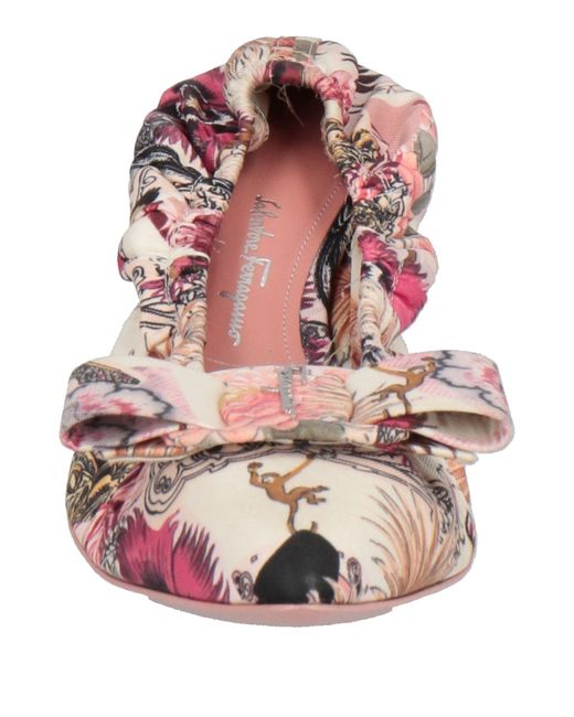 Ferragamo Pink Ballet Flats
