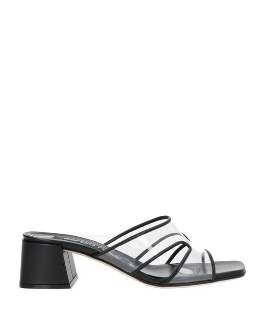 Sergio Rossi White Sandals
