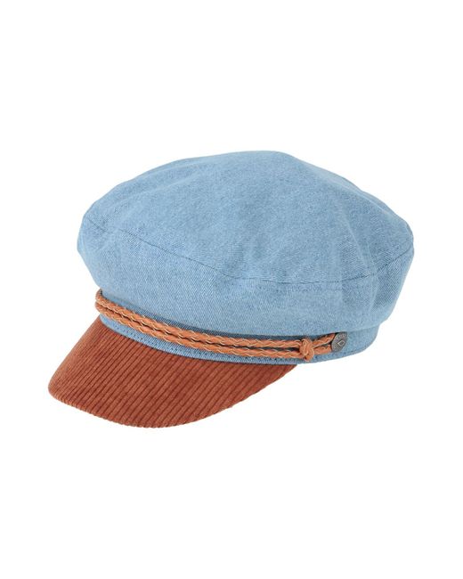 Brixton Velvet Hat in Sky Blue (Blue 