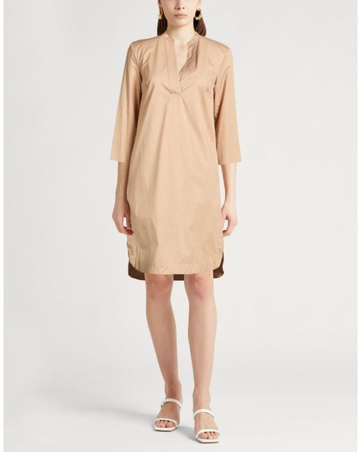 Peserico Natural Midi Dresses