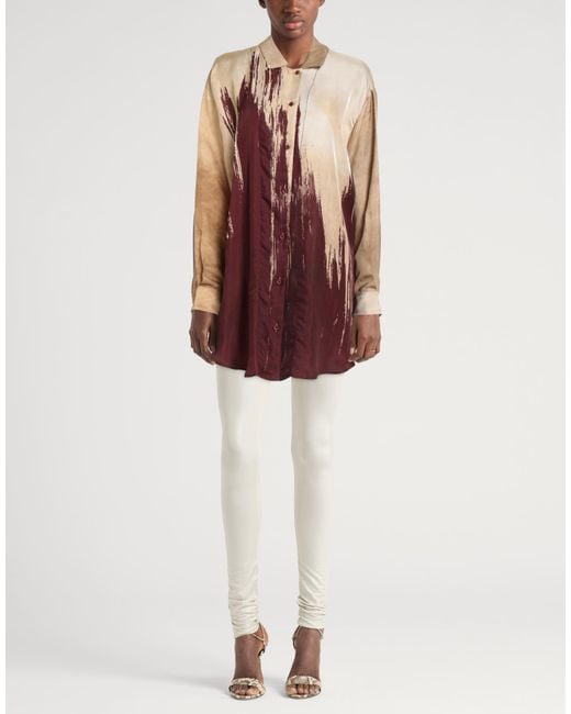 Uma Wang Purple Sand Shirt Viscose, Cupro