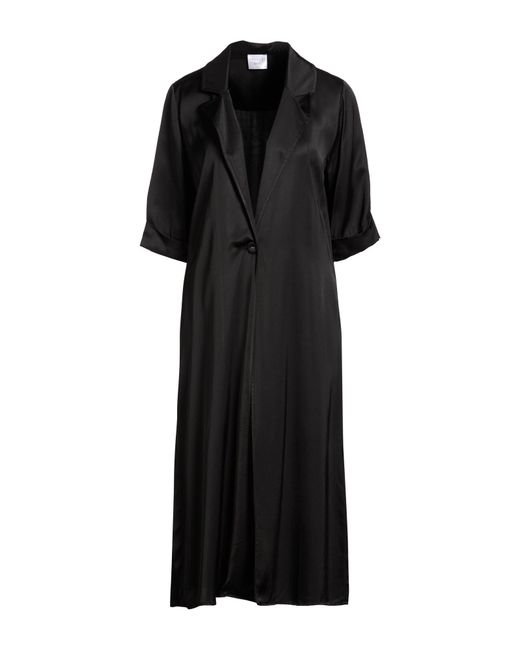 Anonyme Designers Black Overcoats & Trench Coats