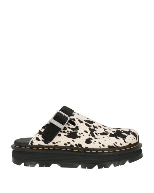 Dr. Martens Black Mules & Clogs Leather