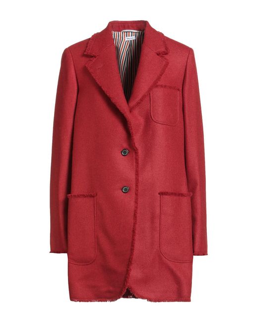 Thom Browne Red Blazer Wool
