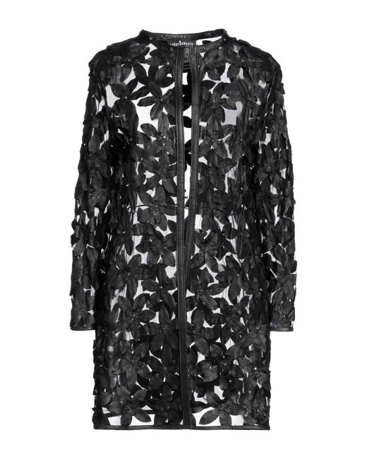 Caban Romantic Black Overcoat & Trench Coat