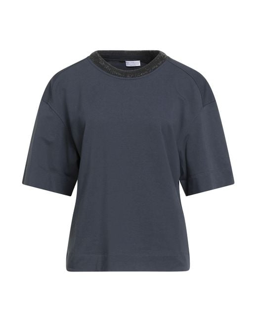 Brunello Cucinelli Blue T-Shirts