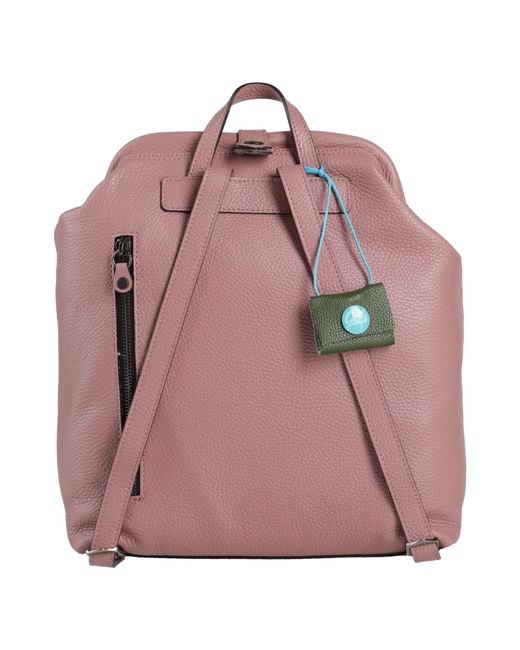 Gabs Pink Antique Rose Backpack Calfskin