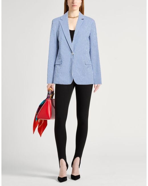Ottod'Ame Blue Blazer Cotton, Elastane