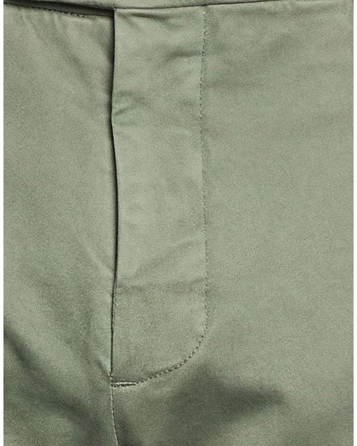 Michael Coal Green Pants Cotton, Elastane for men