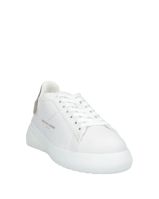 Emporio Armani White Trainers