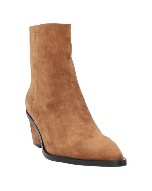 Jeannot Brown Ankle Boots Leather
