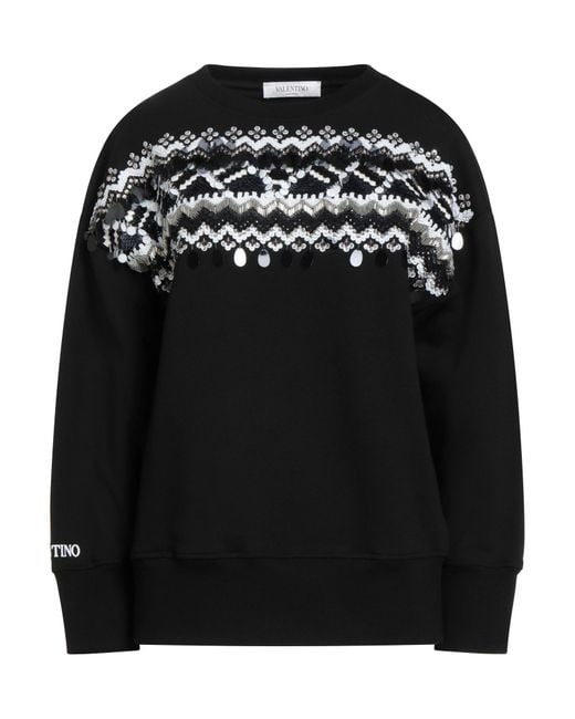 Felpa di Valentino Garavani in Black