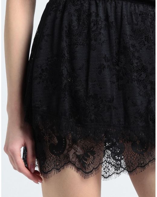 Soallure Black Mini Skirt