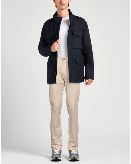 Berwich Natural Sand Pants Cotton, Elastane for men