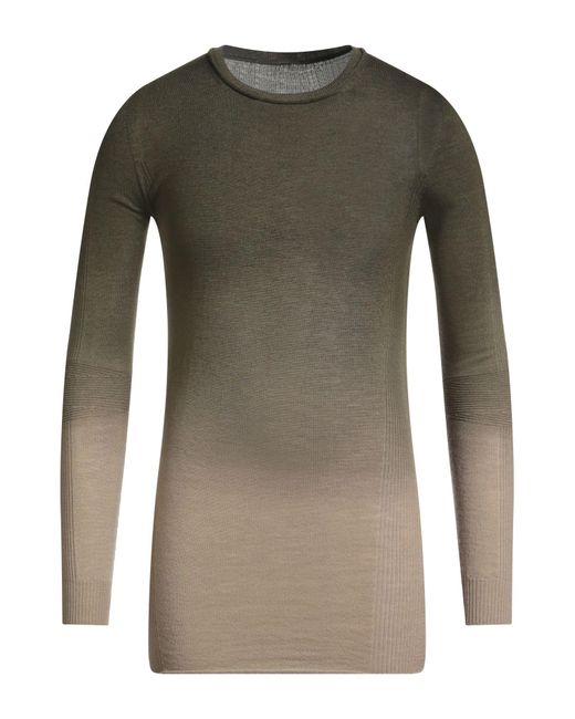 Masnada Green Sweater Merino Wool for men