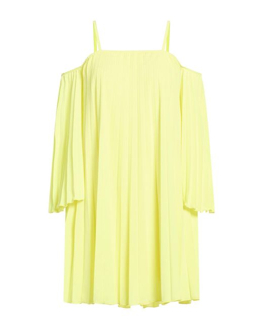 Rinascimento Yellow Mini Dresses