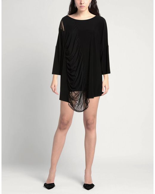 Joseph Ribkoff Black Mini Dress Polyester, Elastane, Nylon