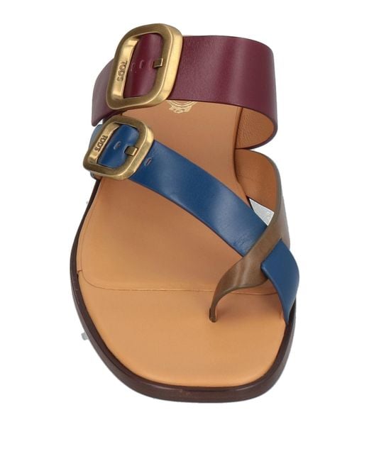 Tod's Red Thong Sandals