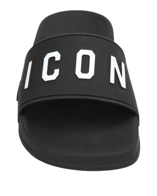 DSquared² Black Dsquared Slippers