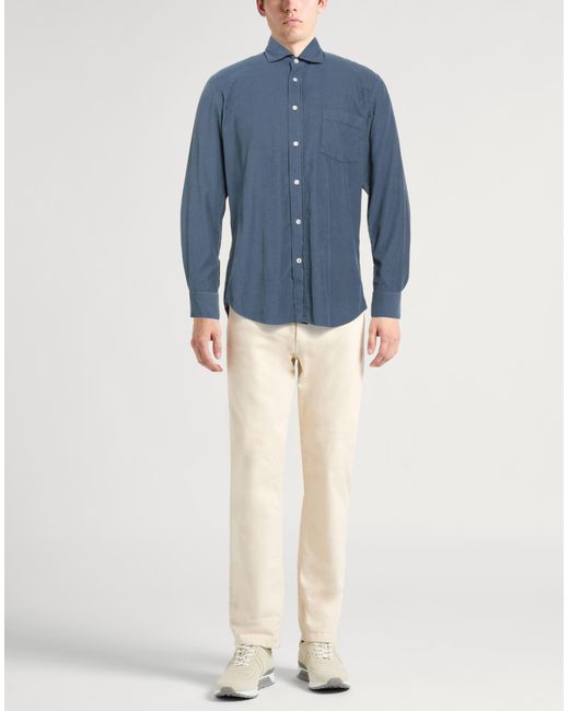 Hartford Blue Shirt for men