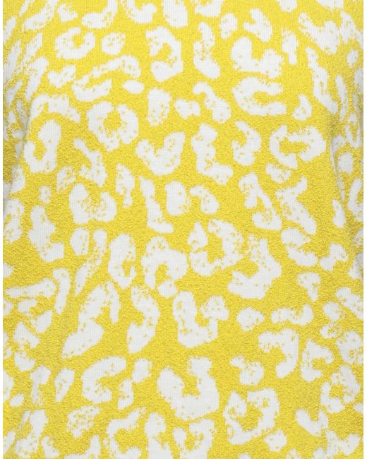SOLOTRE Yellow Sweater Cotton, Polyamide