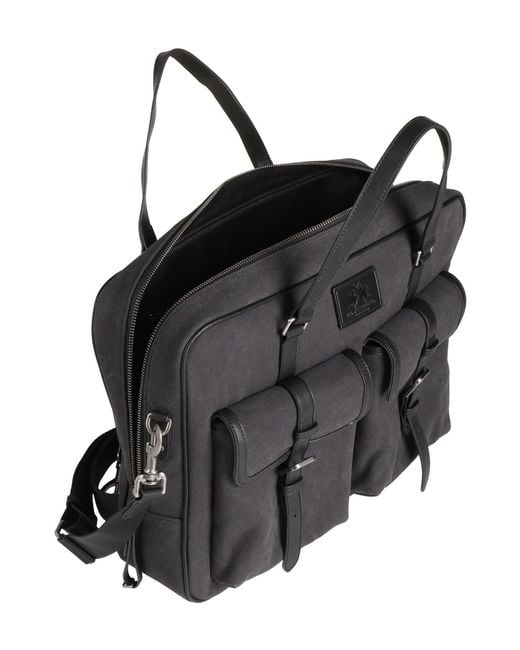 La Martina Black Handbag