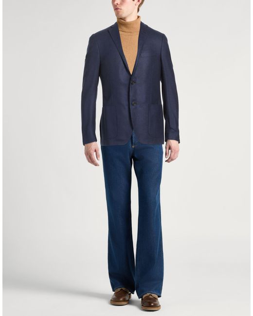 Americana Corneliani de hombre de color Blue