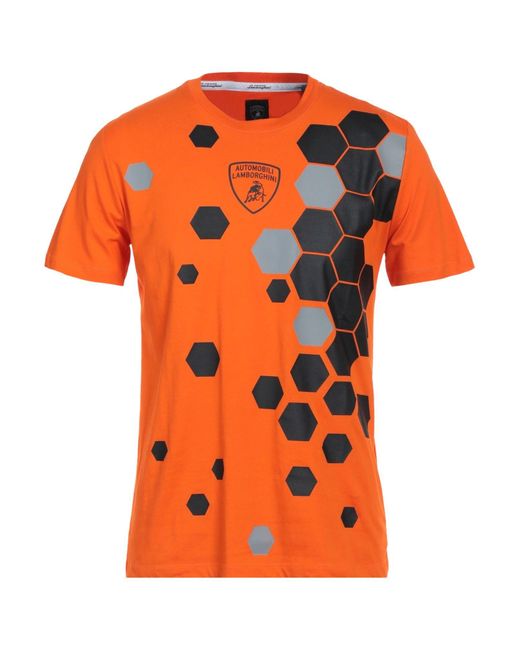 Automobili Lamborghini Orange T-shirt for men