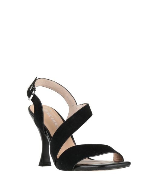Luciano Barachini Black Sandals Leather