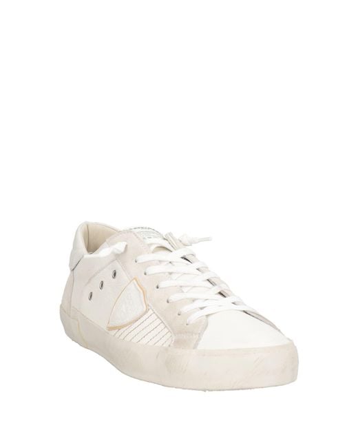 Philippe Model White Trainers for men