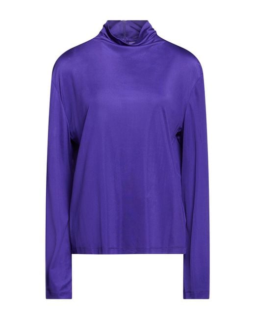 Dries Van Noten Purple T-Shirt Viscose