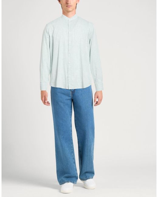 Manuel Ritz Blue Shirts for men