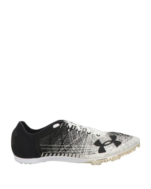 Under Armour White Sneakers Textile Fibers for men