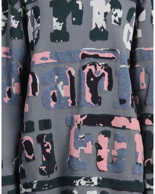 Ferrari Gray Mini Dress Wool, Viscose, Polyester, Polyamide, Elastane