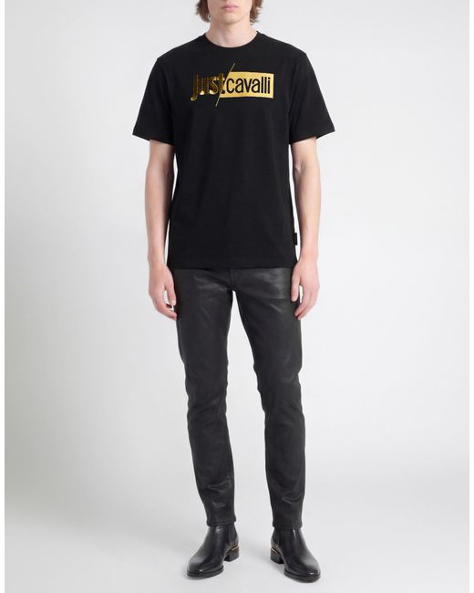 Just Cavalli Black T-Shirts for men
