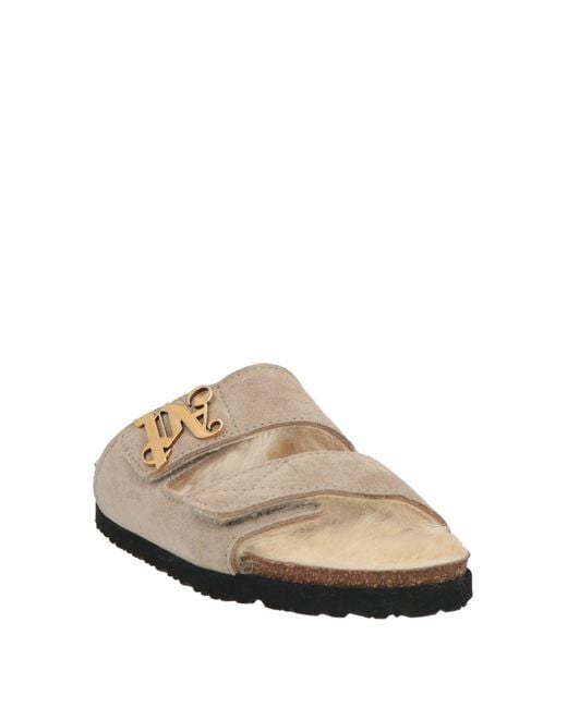 Palm Angels White Sandals