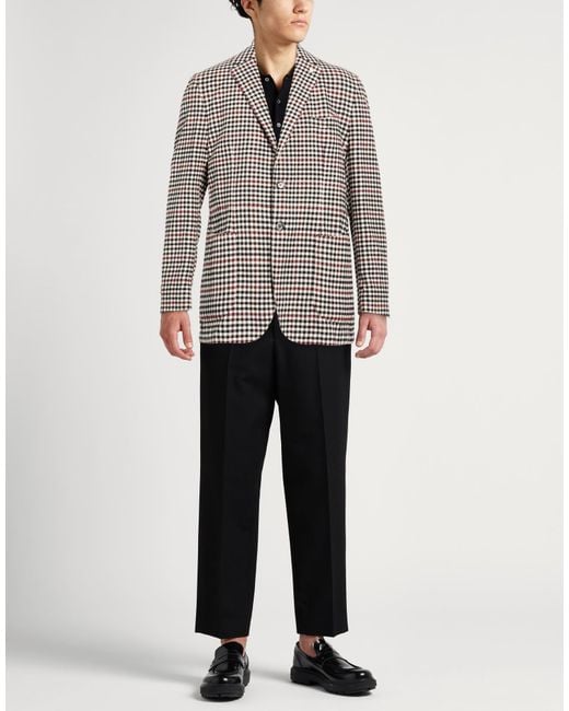 Luigi Bianchi White Blazer Cotton for men