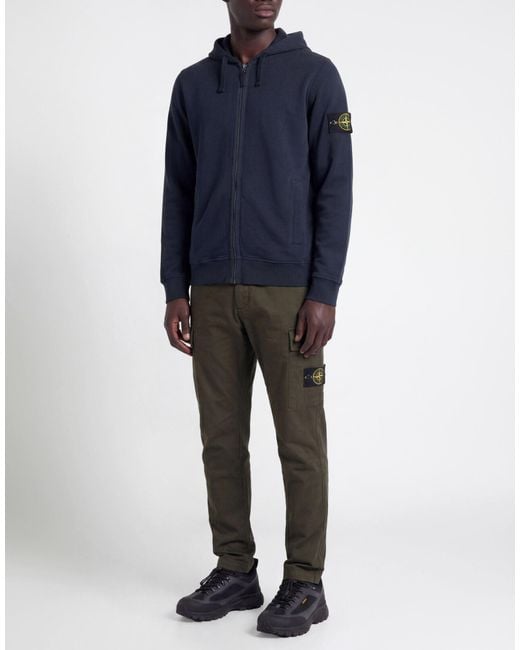 Stone Island Blue Sweatshirt for men
