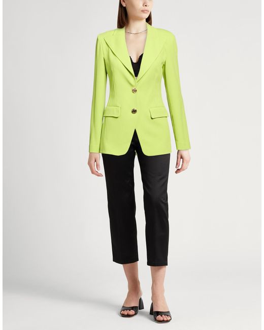 Liu Jo Green Blazer Polyester, Elastane