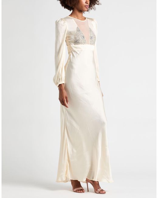 Twinset Natural Maxi Dress Viscose