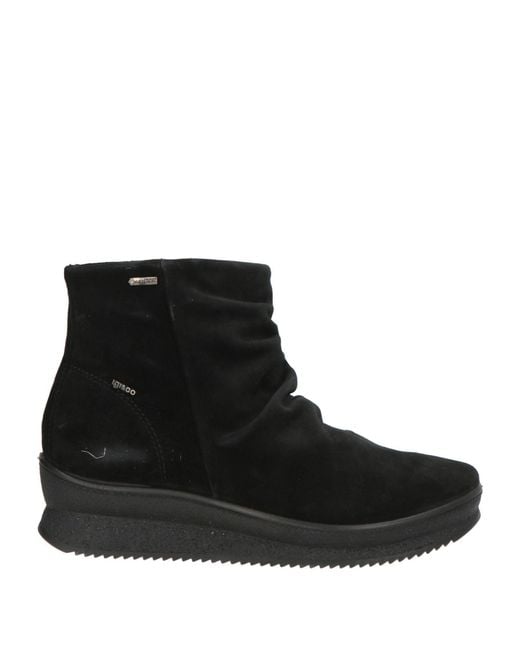 Igi&co Black Ankle Boots Leather, Gore-Tex